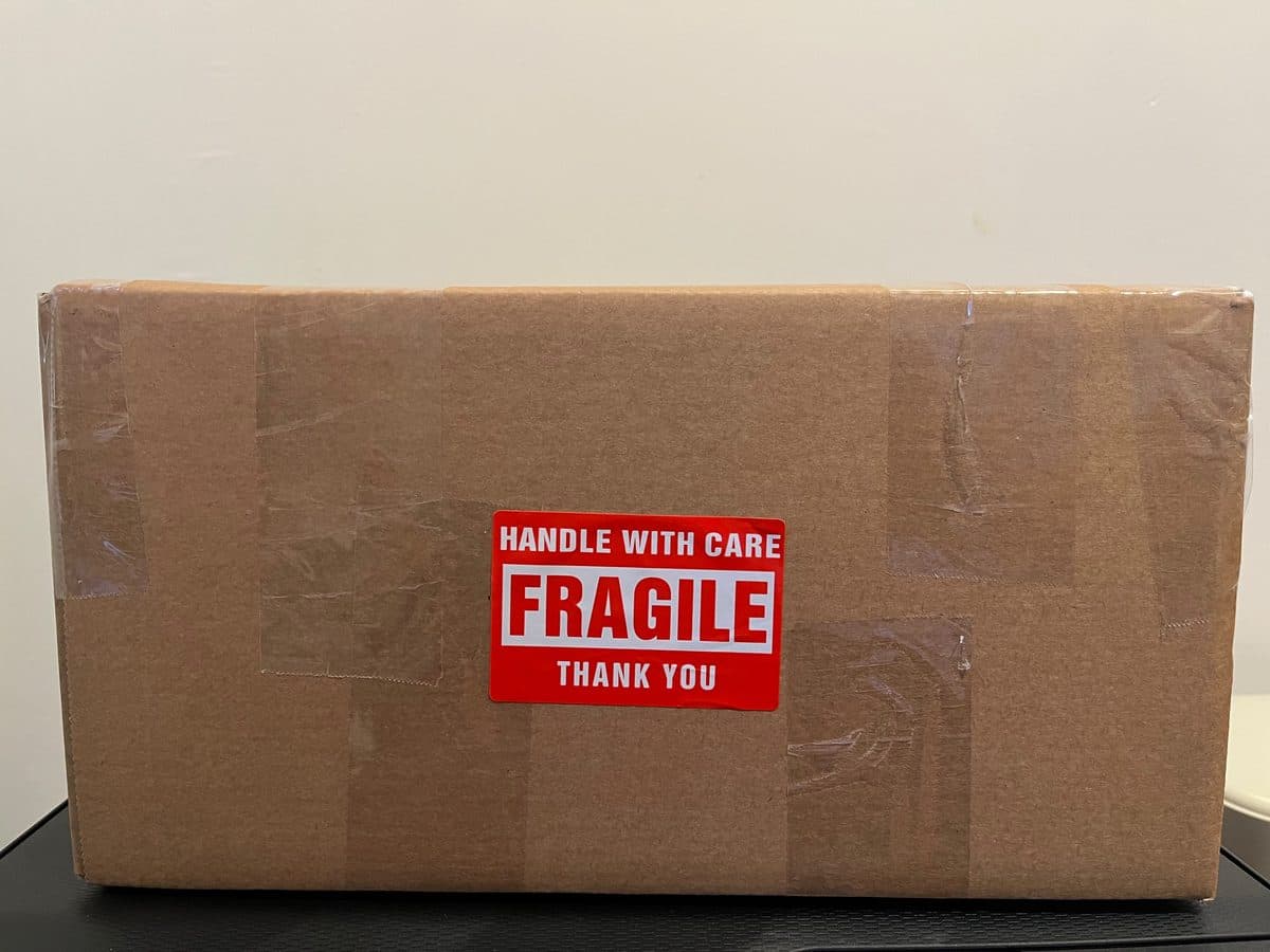 Shipped sealed & marked fragile